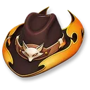 Blazing Cowboy Hat Pack icon