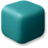 Building Block - Cyan Blue