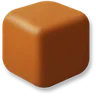 Building Block - Light Caramel Brown