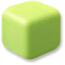 Building Block - Light Yellow-Green