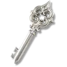 Silver-Plated Key