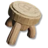 Solid Wood Low Stool